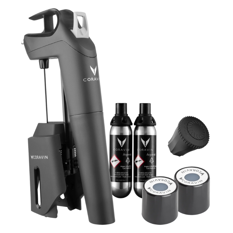 Coravin - Timeless three+ vinkonserveringssystem 6 deler svart