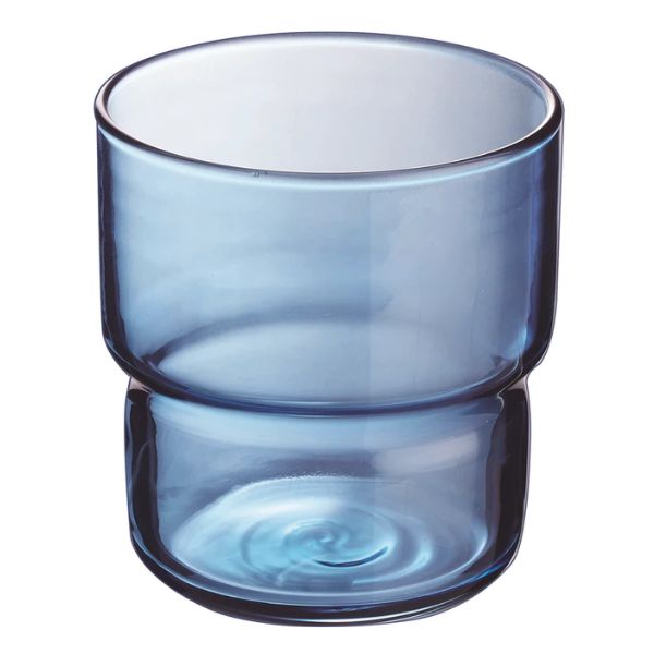 Bilde av Arcoroc Drikkeglass, Stablerbar, Blå, 22 Cl