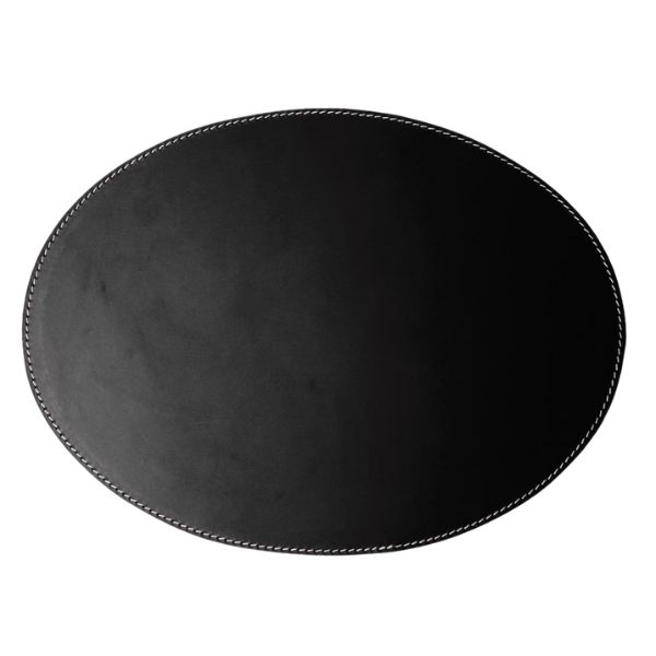 Dekkeserviet Oval 35x48cm Sort