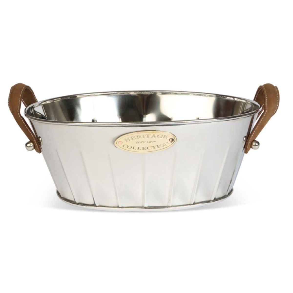 Culinary Concepts Heritage champagnekjøler med lærhank 30 cm