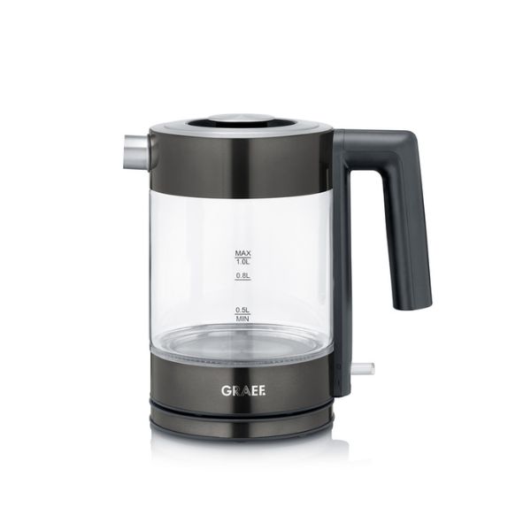 Graef - Vannkoker 1L WK302EU glass/svart