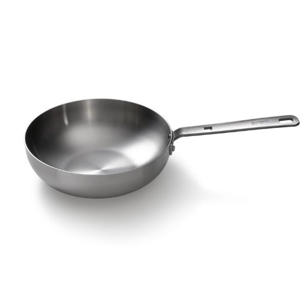 Wokpanne i Rustfritt Stål SkottsbergÂ® 28x52x8,5cm