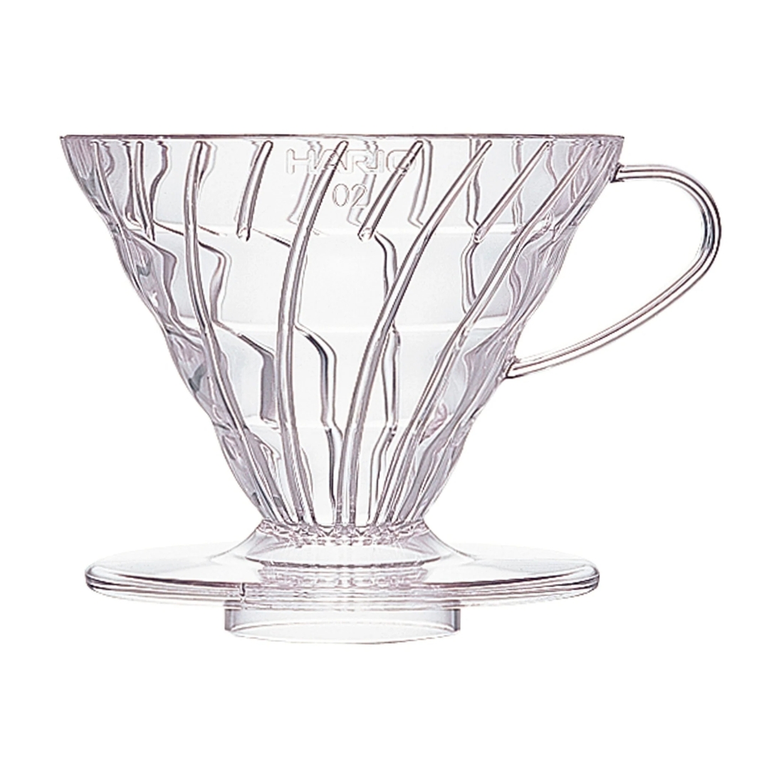 Hario V60 Plast 02 Drypp - Klar
